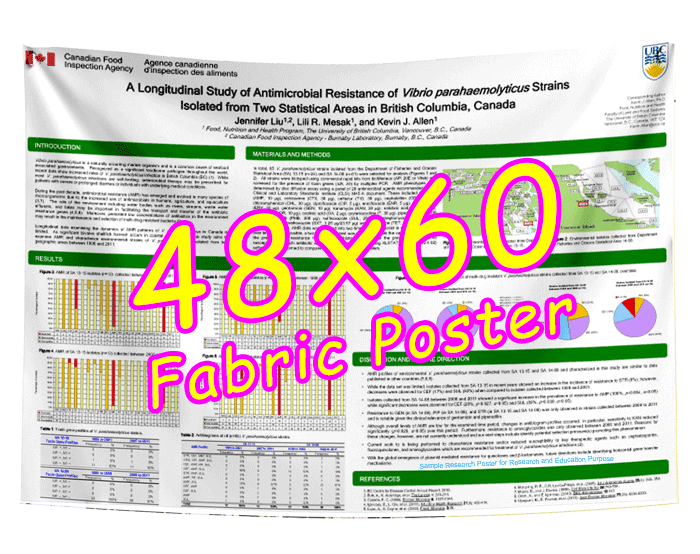 Fabric Research Poster Printing Winnipeg Saskaoon Fabric Research Poster Printing Winnipeg Saskaoon 48x60 from Cad$110 / usd$ 77